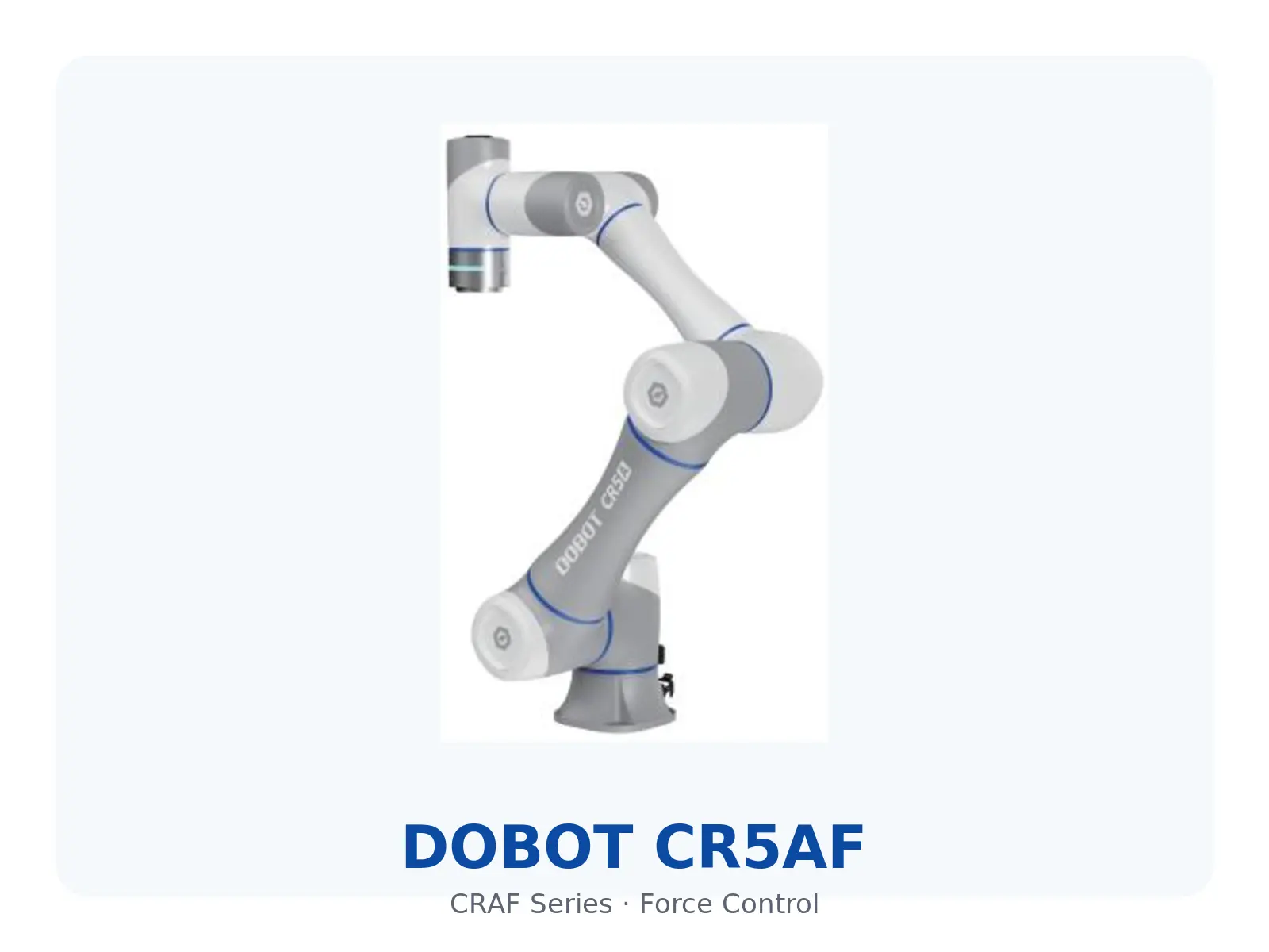 DOBOT CR5AF — коллаборативный робот с силомоментным датчиком, 5 кг / 900 мм